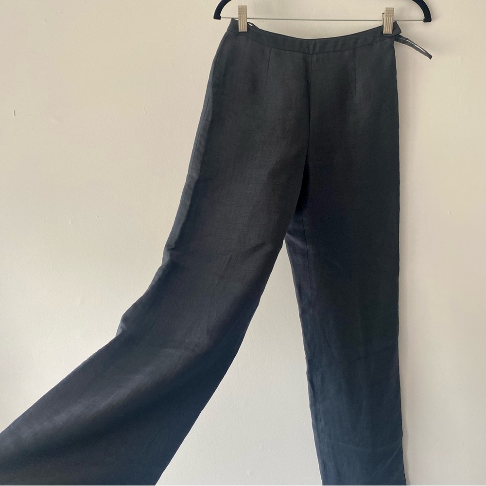 Vintage Linen Blend Trousers